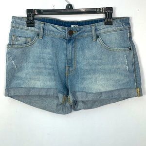 BDG Alexa Mid-Rise Denim Short - Distressed 30W